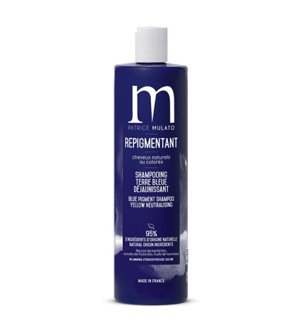 Shampoing Repigmentant Terre Bleue Déjaunissant 500ml Mulato