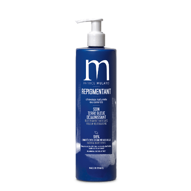 Soin Repigmentant Déjaunisseur Terre Bleue 500ml Mulato Soin Repigmentant Déjaunisseur Terre Bleue 500ml Mulato