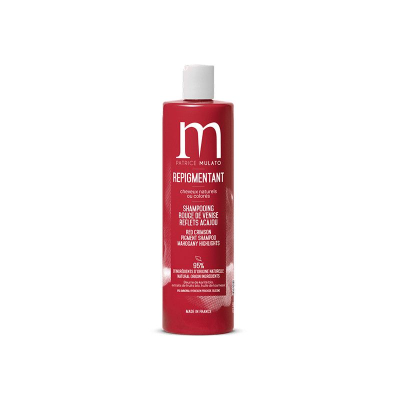Shampoing Repigmentant Rouge de Venise Reflets Acajou 500ml Mulato