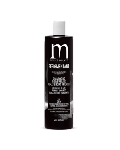Shampoing Repigmentant Noir D'Aniline Reflets Noirs Intenses 500ml Mulato