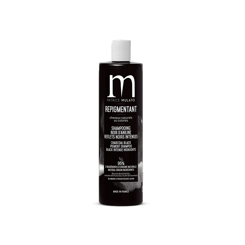 Shampoing Repigmentant Noir D'Aniline Reflets Noirs Intenses 500ml Mulato Shampoing Repigmentant Noir D'Aniline Reflets Noirs Intenses 500ml Mulato