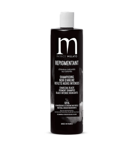 Shampoing Repigmentant Noir D'Aniline Reflets Noirs Intenses 500ml Mulato