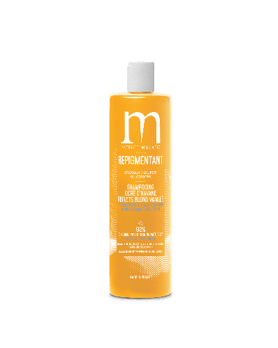Shampoing Repigmentant Ocre d'Havane Reflets Blonds Vanille 500ml Mulato