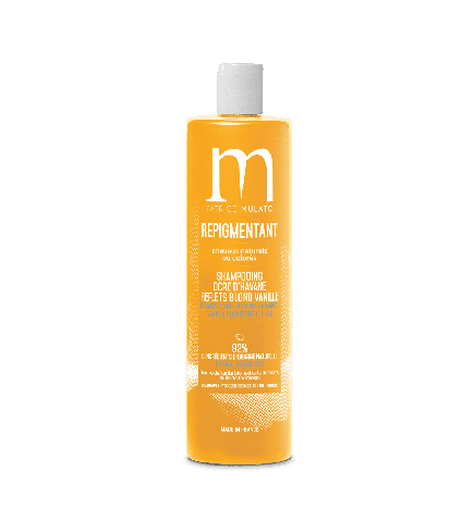 Shampoing Repigmentant Ocre d'Havane Reflets Blonds Vanille 500ml Mulato