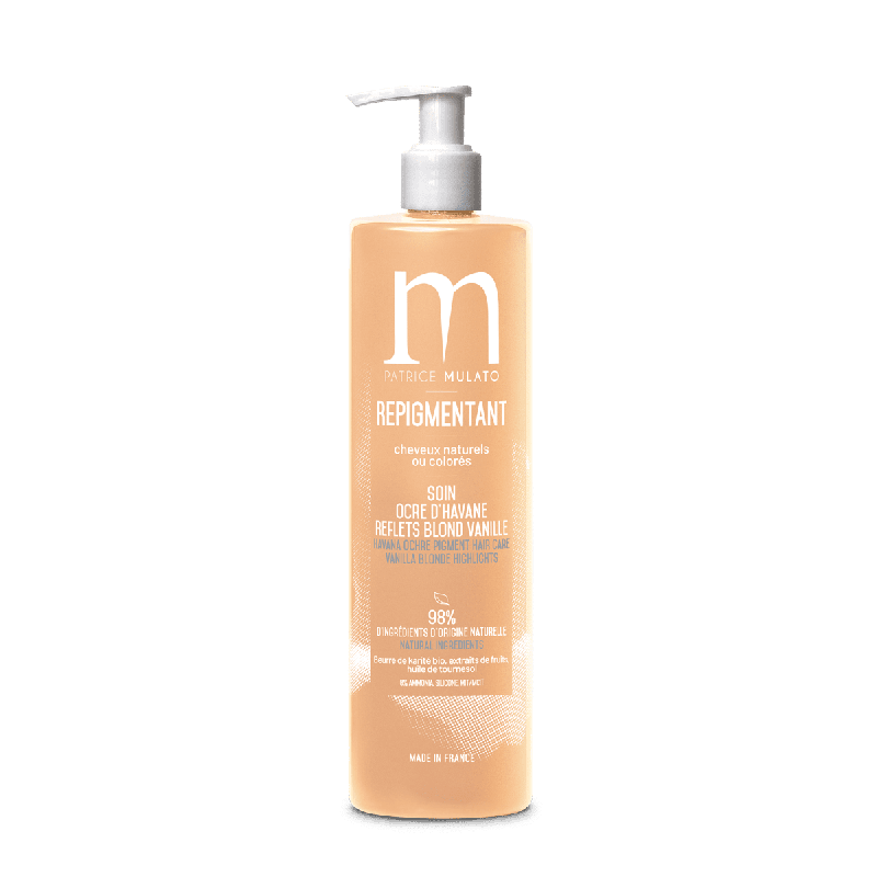 Soin Repigmentant Ocre d'Havane Reflets Blond Vanille 500ml Mulato