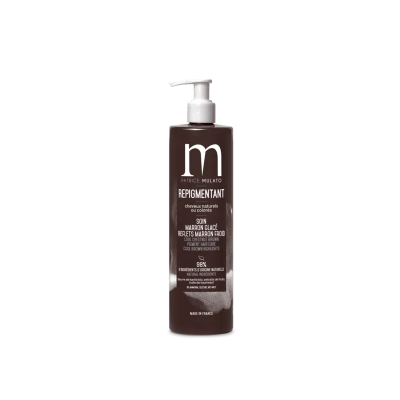 Soin Repigmentant Marron Glacé Reflets Marron Froid 500ml Mulato Soin Repigmentant Marron Glacé Reflets Marron Froid 500ml Mulato