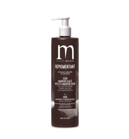 Soin Repigmentant Marron Glacé Reflets Marron Froid 500ml Mulato