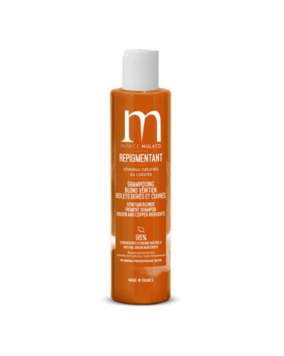 Shampoing Repigmentant Blond Vénitien Reflets Dorés et Cuivrés 200ml Mulato