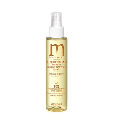 Huile Capillaire Solaire Protectrice Anti-UV Nacrée 100ml Mulato