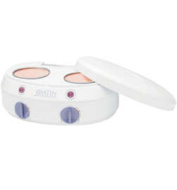 Chauffe Cire Double Wax Warmer Satin Smooth 2x400g