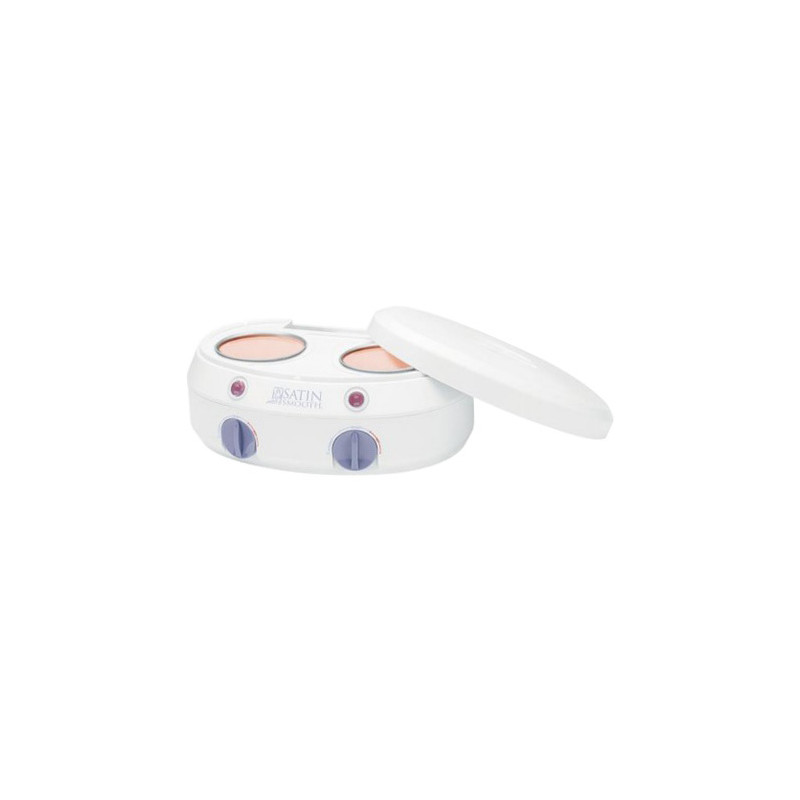 Chauffe Cire Double Wax Warmer Satin Smooth 2x400g