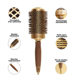 Brosse Nano Thermic Ø 55 Olivia Garden