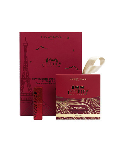 Coffret Palette Ombres À Paupières Et Rouge À Lèvres - Century Edition