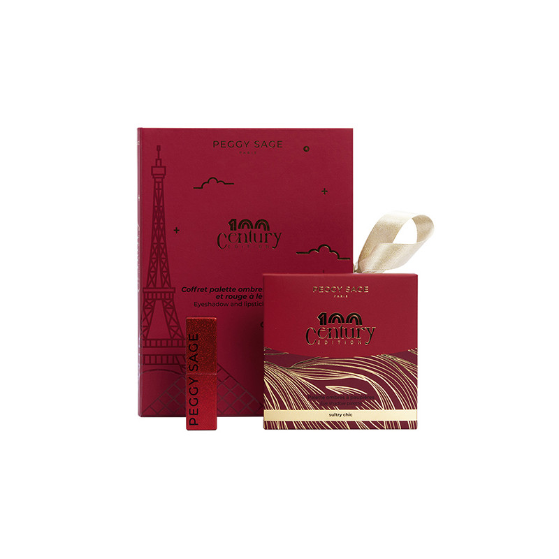 Coffret Palette Ombres À Paupières Et Rouge À Lèvres - Century Edition