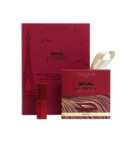 Coffret Palette Ombres À Paupières Et Rouge À Lèvres - Century Edition