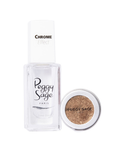 Coffret Pigment Et Top Coat Spécial Chrome Peggy Sage