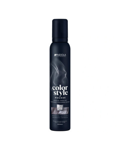 Mousse Colorante Coiffante Gris Anthracite Indola Schwarzkopf 200ml