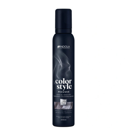 Mousse Colorante Coiffante Gris Anthracite Indola Schwarzkopf 200ml