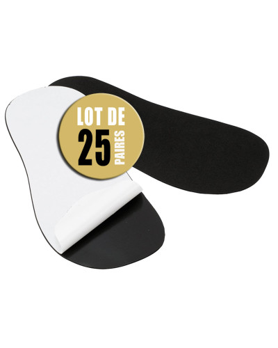 Semelles Autocollantes Jetables x 25 paires Riviera Tan