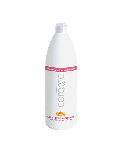 Huile de Massage Parfumée Fleur d'Oranger Corème 1000ml