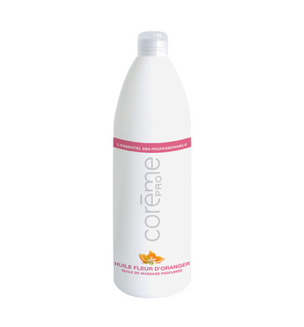 Huile de Massage Parfumée Fleur d'Oranger Corème 1000ml