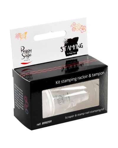 Kit Stamping Racloir et Tampon Peggy Sage