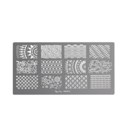Plaque de Stamping Nail Art 3 Peggy Sage