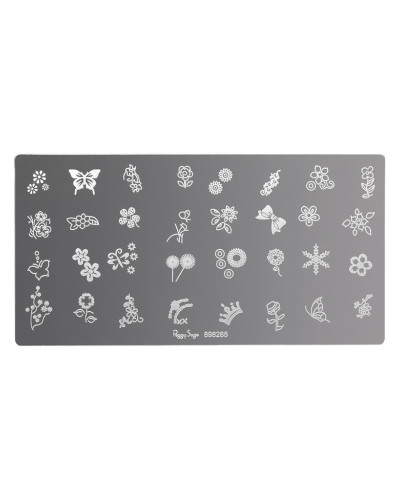 Plaque de Stamping Nail Art 5 Peggy Sage