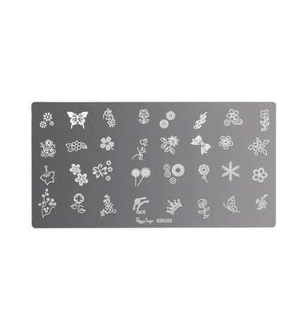 Plaque de Stamping Nail Art 5 Peggy Sage