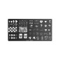 Plaque de Stamping Nail Art Love Peggy Sage