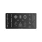 Plaque de Stamping Nail Art Minimal Peggy Sage Plaque de Stamping Nail Art Minimal Peggy Sage