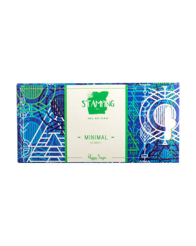 Plaque de Stamping Nail Art Minimal Peggy Sage