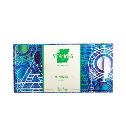 Plaque de Stamping Nail Art Minimal Peggy Sage