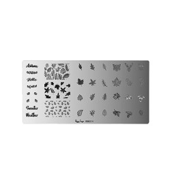 Plaque de Stamping Nail Art Autumn Peggy Sage