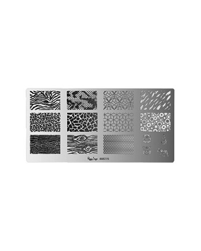 Plaque de Stamping Nail Art Wildlife Peggy Sage