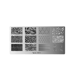 Plaque de Stamping Nail Art Wildlife Peggy Sage