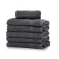 Lot de 12 Essuie-mains Gris Anthracite 30x30 Lot de 12 Essuie-mains Gris Anthracite 30x30