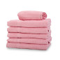 Lot de 12 Essuie-mains Rose Poudré 30x30 Lot de 12 Essuie-mains Rose Poudré 30x30