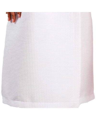 Paréo Nid D'Abeille Velcro Blanc