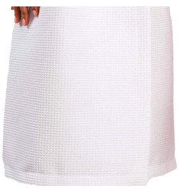 Paréo Nid D'Abeille Velcro Blanc