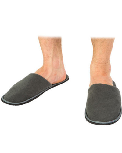 Mules Fermées Homme Grises