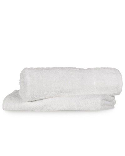 Lot de 2 Draps de Bain Blancs 100x200