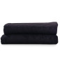 Lot de 2 Draps de Bain Noirs 100x200
