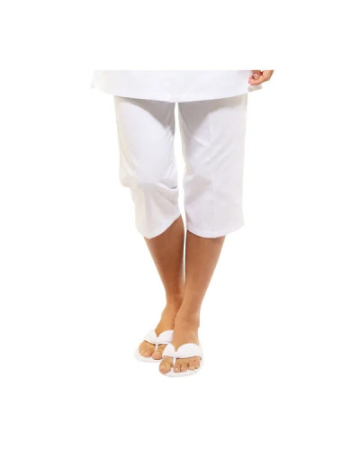 Pantacourt Blanc Taille 34 Novelastic