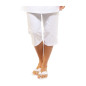 Pantacourt Blanc Taille M 40/42Novelastic Pantacourt Blanc Taille M 40/42Novelastic