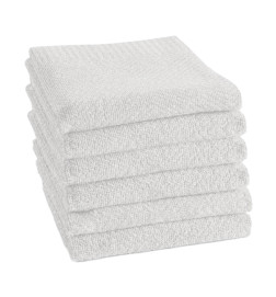 GE SERVIETTE ESSUIE MAINS 30x30 BLANC Lot de 6