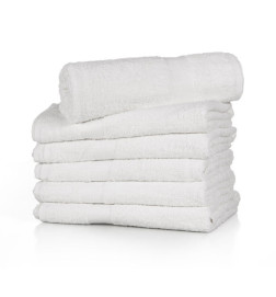 Lot de 12 Serviettes Blanche 30x50