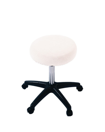 Housse Tabouret Blanche T.1Novelastic