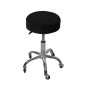 Housse Noire de Tabouret Rond Universelle