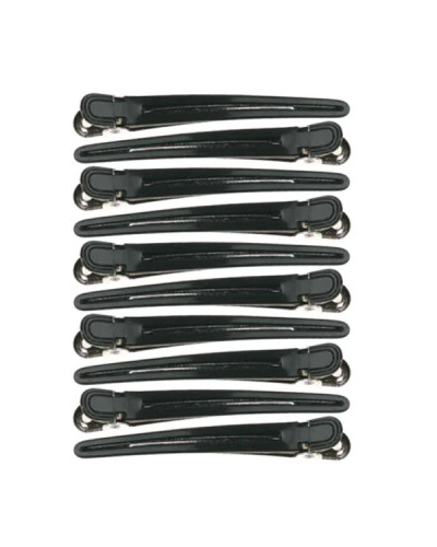10 Pinces Sépare Mèches Noires